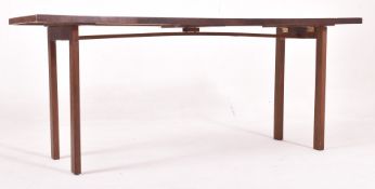 MID 20TH CENTURY TEAK FOLDING LEG COFFEE TABLE