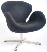 FRITZ HANSEN STYLE MODERN SWAN CHAIRS / EASY ARMCHAIRS