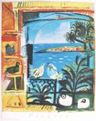 AFTER PABLO PICASSO - THE PIGEONS -20TH CENTURY EXHIBITION POSTER