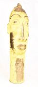 LARGE BESPOKE PAINTED PLASTER FLOOR DECORATIVE TRIBAL SCULPTURE