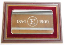 EARLY 20TH CENTURY ETCHED GLASS MIRROR