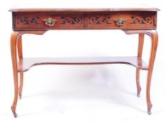 EARLY 20TH CENTURY FRENCH OAK WRITING TABLE