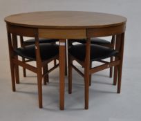 BRITISH MODERN DESIGN - MID CENTURY ROUNDETTE STYLE TABLE