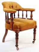 VICTORIAN CAPTAINS ARMCHAIR