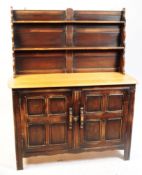 ERCOL - OLD COLONIAL - MID CENTURY ELM SIDEBOARD DRESSER