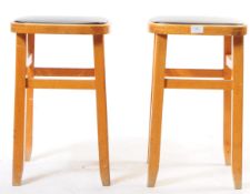 MANNER OF BEN CHAIRS - MID CENTURY UTILITY KITCHEN DINER STOOLS
