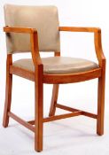 MANNER OF GORDON RUSSELL - 20TH CENTURY OAK OFFICE DESK CHAIR