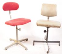 TAN-SAD FURNITURE - MID CENTURY OPERATORS SWIVEL CHAIR