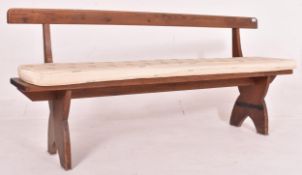 VICTORIAN PINE WOOD CHURCH / HALL PEW BENCH