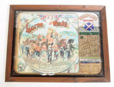 LORNE WHISKY - 1970S PUB ADVERTISING MIRROR