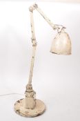 EARLY 20TH CENTURY FACTORY / OFFICE DESK LAMP LIGHT