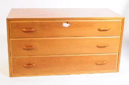 LADDERAX FURNITURE - TEAK RETRO CHEST OF DRAWERS WALL UNIT