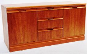 AVALON FURNITURE - MID CENTURY TEAK WOOD SIDEBOARD CREDENZA