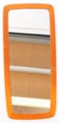 CONTEMPORARY TEAK VENEER ATMOIC WALL MIRROR
