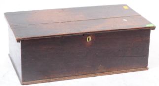 VICTORIAN ECCLESIASTICAL OAK BIBLE BOX