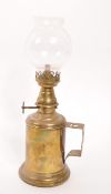SMALL FRENCH BRASS OIL LAMP - LAMPE FEUTREE OLYMPE