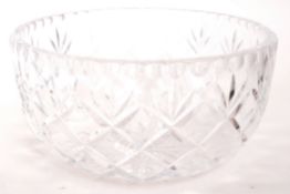 WEBB CORBETT - CRYSTAL GLASS FRUIT BOWL STAMPED TO BASE