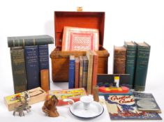 COLLECTION OF MISCELLANEOUS ITEMS - STEAMER MENTAL CHEST