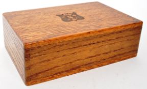 TWO VICTORIAN CAMDEN WHIST MARKERS WITH CIGARETTE BOX