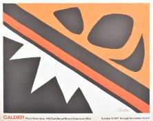 ALEXANDRA CALDER - 1971 EXHIBITION POSTER