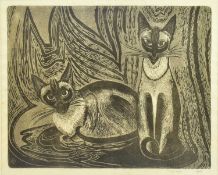 ENID C. D. MARX (1902-1998) - UNTITLED LIMITED EDITION WOODBLOCK