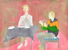 PATRICK PROCKTORS (1936-2003) - UNTITLED TWO MALES - 1990