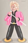 MICHAEL R TANDY (B. 1942) - ROD STEWART FROM ' THE CAMP ART ' SERIES