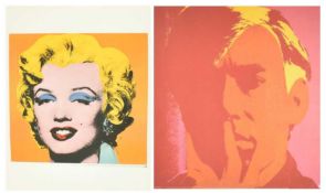 ANDY WARHOL - TWO OFFSET LITHOGRAPH POP ART POSTERS