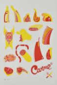 DOMA - LIMITED EDITION UNTITLED BUTCHERS CARNE PRINT POSTER