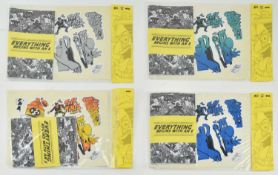 TUFF TIMES - FOUR VINTAGE STICKER & BOOK COLLECTIONS, UNOPENED