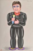 MICHAEL R TANDY (B. 1942) - ROBIN GIBB FROM THE CAMP ART SERIES