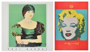 ANDY WARHOL - TWO VINTAGE OFFSET LITHOGRAPH POSTERS
