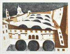 JULIAN TREVELYAN (1910-1988) - PONTE VECCHIO - ARTIST'S PROOF