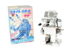 TINPLATE TOYS - VINTAGE JAPANESE TPS MISSILE ROBOT