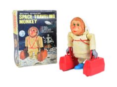 RETRO TOYS - VINTAGE JAPANESE YANOMAN SPACE TRAVELLING MONKEY
