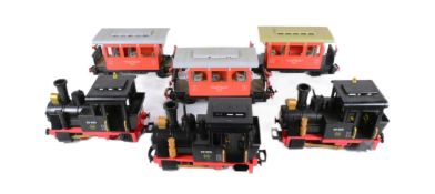 PLAYMOBIL - X3 PLAYMOBIL LOCOMOTIVES & CARRIAGES