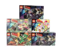 LEGO - X5 FACTORY SEALED LEGO MOVIE SETS