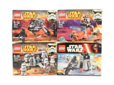 LEGO - STAR WARS - X4 FACTORY SEALED LEGO STAR WARS SETS