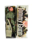 TOMMY GUNN - PEDIGREE - VINTAGE ACTION MAN STYLE FIGURE / DOLL
