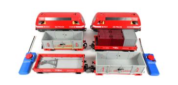 PLAYMOBIL - X2 RADIO CONTROL TRAINS WITH WAGONS