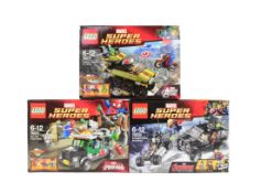 LEGO - MARVEL SUPER HEROES - X3 FACTORY SEALED SETS