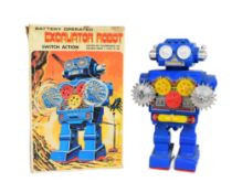 RETRO TOYS - VINTAGE JAPANESE EXCAVATOR ROBOT