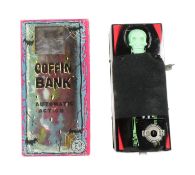 TINPLATE TOYS - VINTAGE JAPANESE WIND-UP COFFIN BANK
