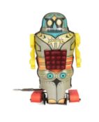 TINPLATE TOYS - VINTAGE GREEK MECHANICAL ROBOT