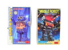 RETRO TOYS - X2 JAPANESE HORIKAWA SPACE ROBOTS