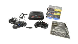 RETRO GAMING - VINTAGE SEGA MEGA DRIVE II PLUS GAMES