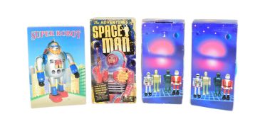 TINPLATE TOYS - X4 WIND-UP ROBOTS
