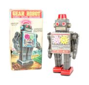 TINPLATE TOYS - VINTAGE JAPANESE HORIKAWA GEAR ROBOT
