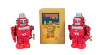 TINPLATE TOYS - X2 JAPANESE YONEZAWA TINTOY ROBOTS