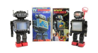 TINPLATE TOYS - X2 JAPANESE HORIKAWA SPACE ROBOTS